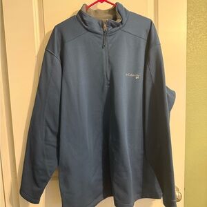 Columbia Blue Half-Zip Jacket